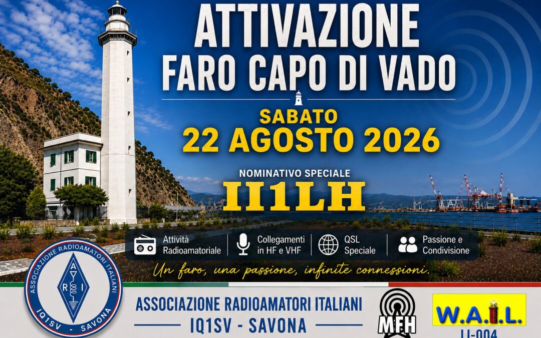 ATTIVAZIONE FARO CAPO DI VADO (SV)