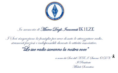 † Marco Degli Innocenti IK1LZE
