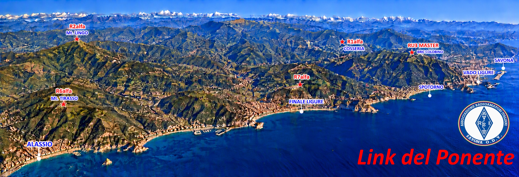 Panorama della Costa Ligure del LINK
